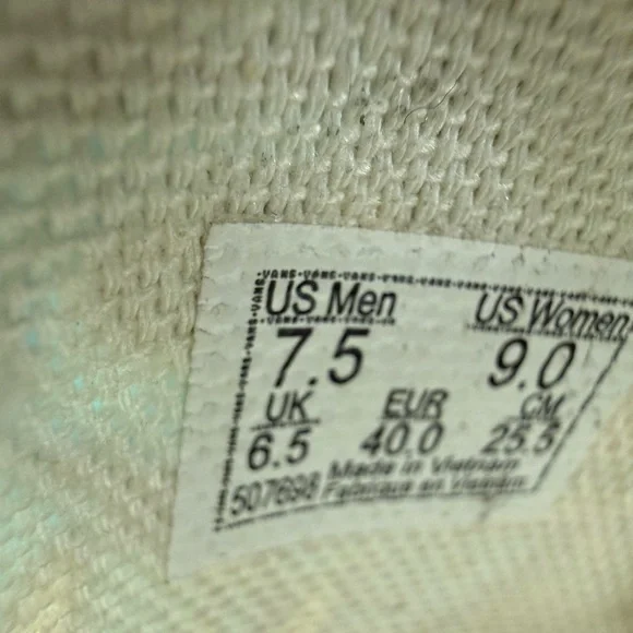 VANS Underwater Coral Octopus Slip-Ons Unisex, Size 7.5 m 9 W Limited Edition - Picture 9 of 9